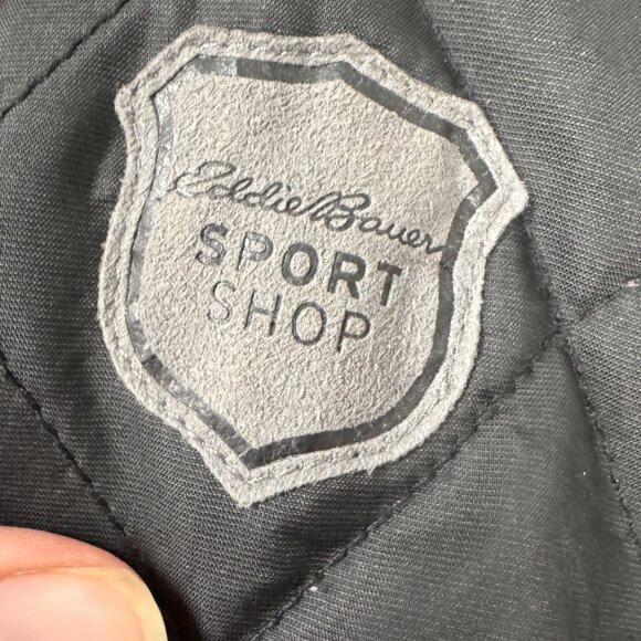 Eddie Bauer "SportShop" Quilted Black Jacket Women's Size Medium - Picture 8 of 8